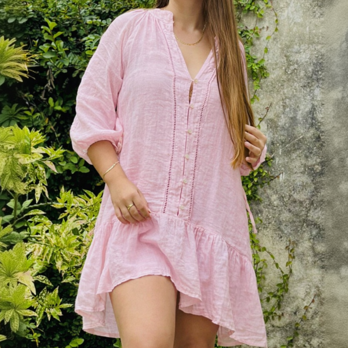 Odette linen dress