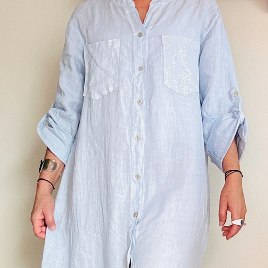 Arlet button down shirtdress