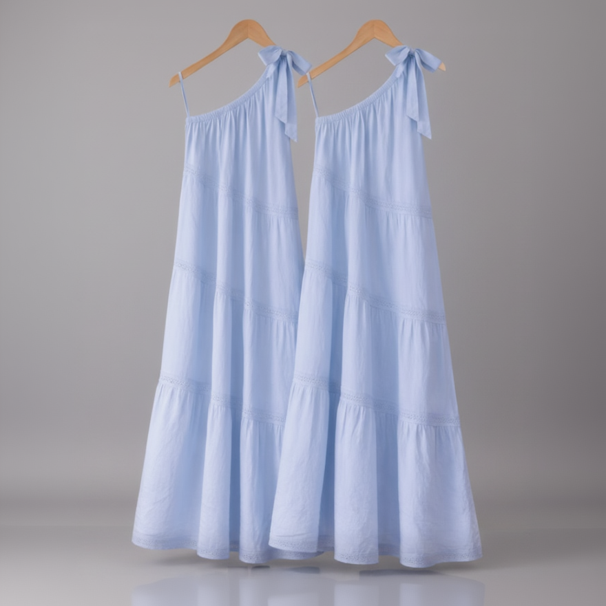 Jennie’s one shoulder Linen Dress
