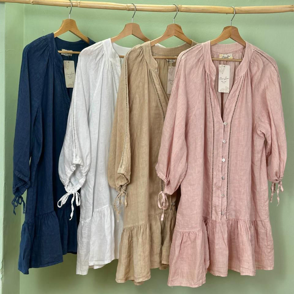 Odette linen dress