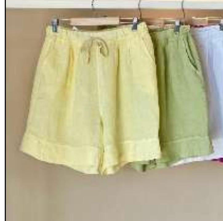 LINEN SHORT SET