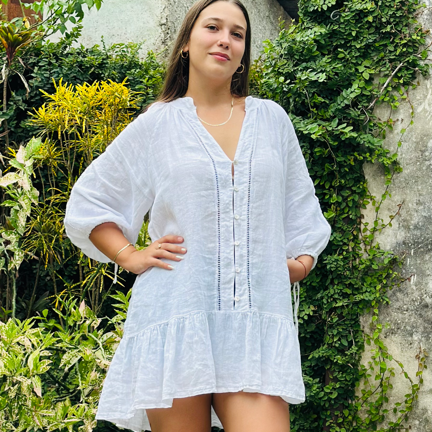Odette linen dress