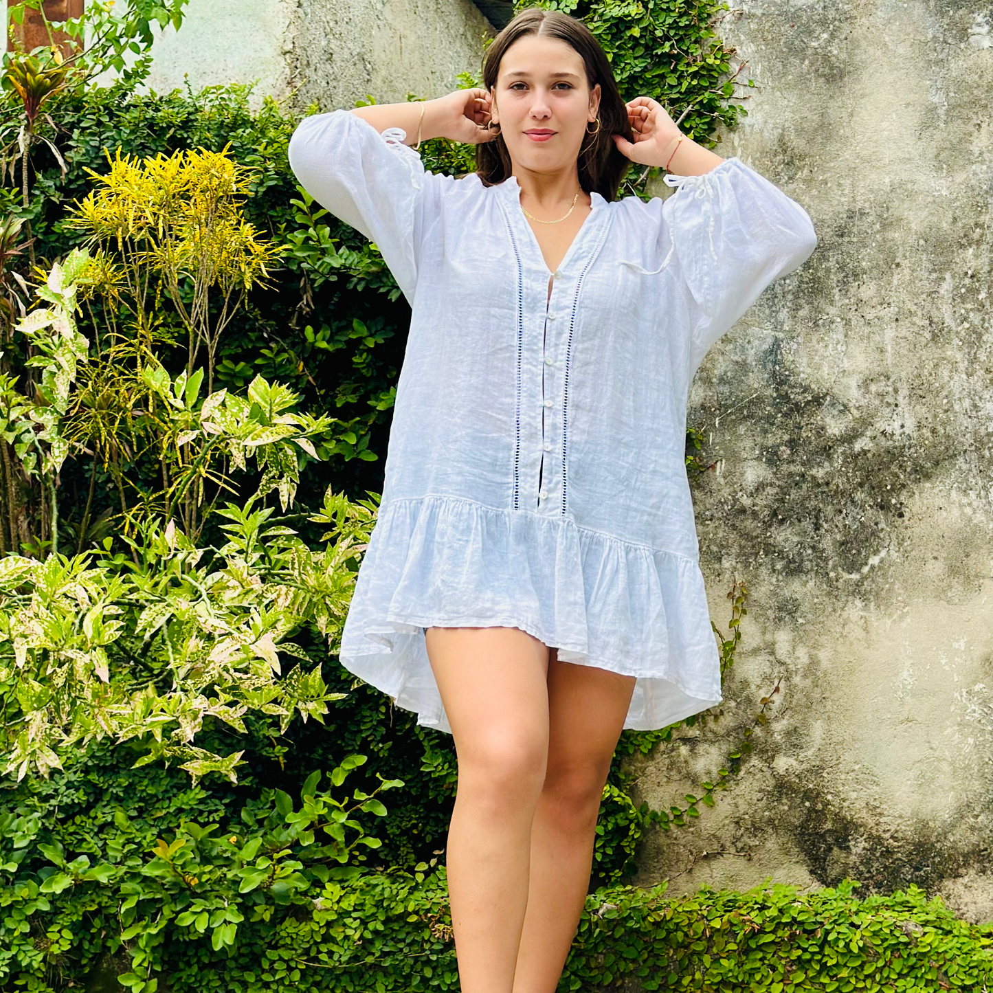 Odette linen dress